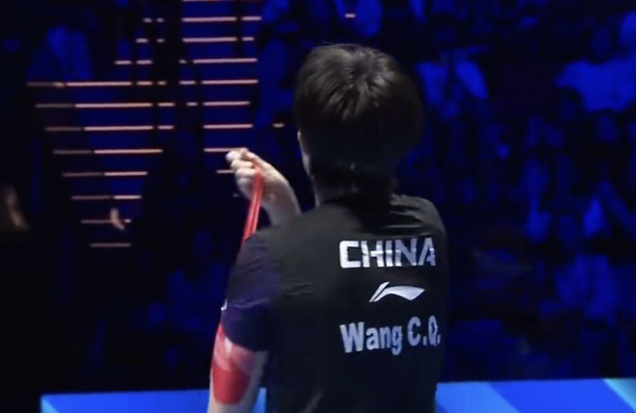 王楚钦1-3落后撕肌贴逆转达科晋级世界杯男单1